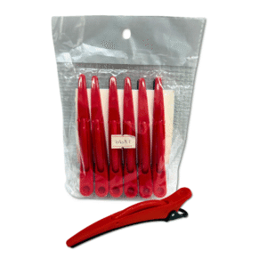 Red Hair clips 6pcs/packet