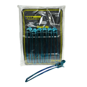 Blue Hair clips Steel 6pcs/packet