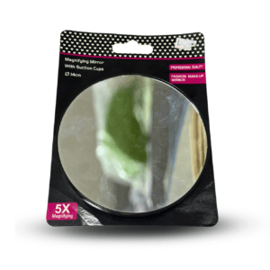 Magnifying Cosmetic Mirror With Suction Cups