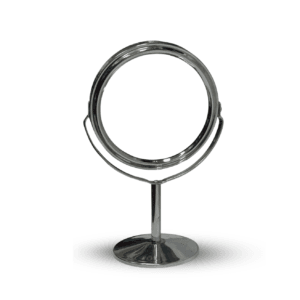 Double-Sided Makeup Mirror Glass (Silver)