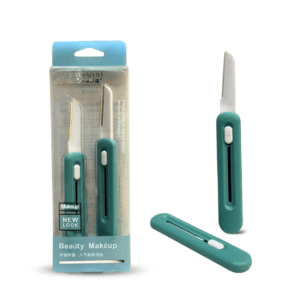 Safety Plastic Handle Eyebrow Razor 2pcs